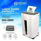 DM-220C PAPER SHREDDER