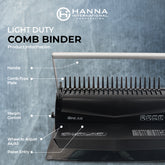 iBIND A12 COMB BINDING MACHINE