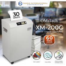 Load image into Gallery viewer, XM-200C PAPER SHREDDER
