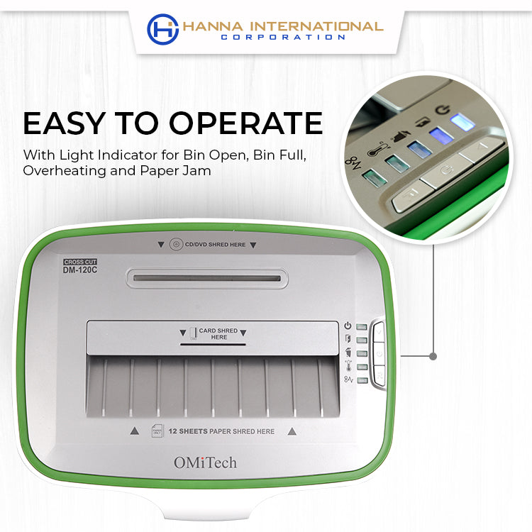 DM-120C PAPER SHREDDER