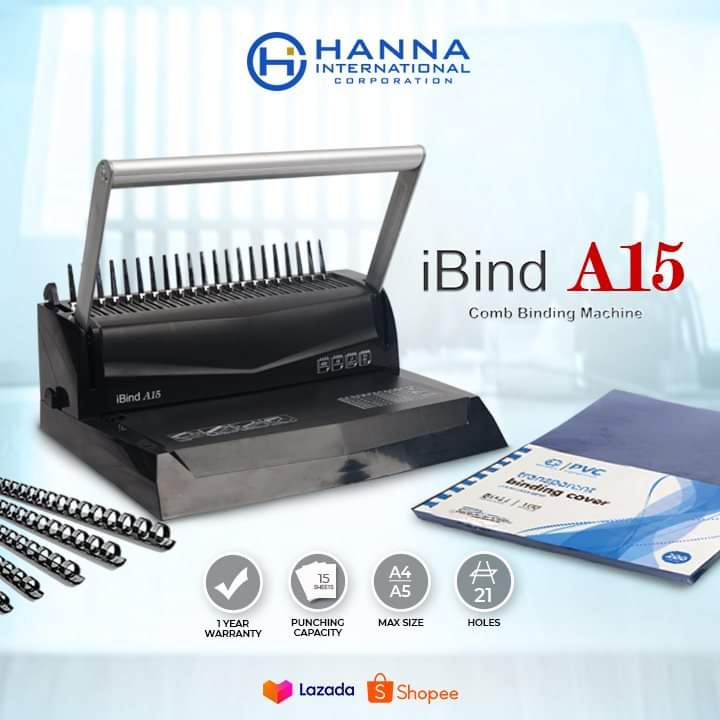 iBIND A15 COMB BINDING MACHINE